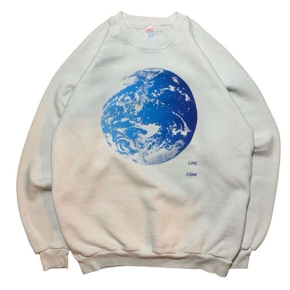 Jerzees Tops - Vintage 1980s Jerzees World “Love, Mom” Crewneck Sweatshirt